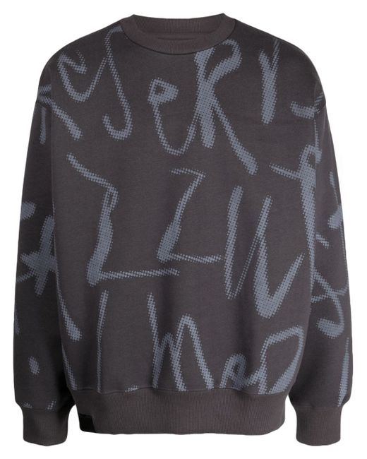 Izzue logo-print crew-neck sweatshirt