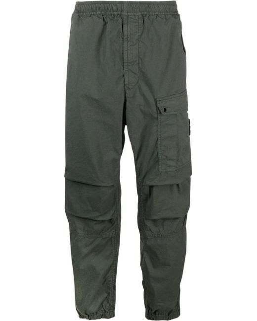 Stone Island Compass-badge tapered-leg trousers