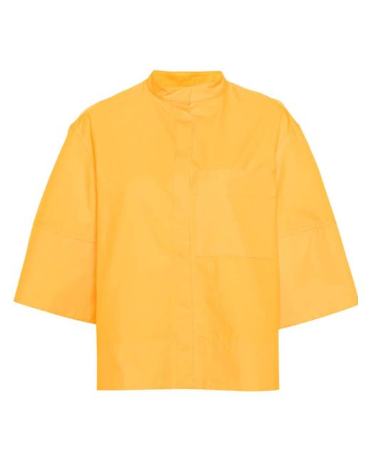 Jil Sander stand-collar shirt