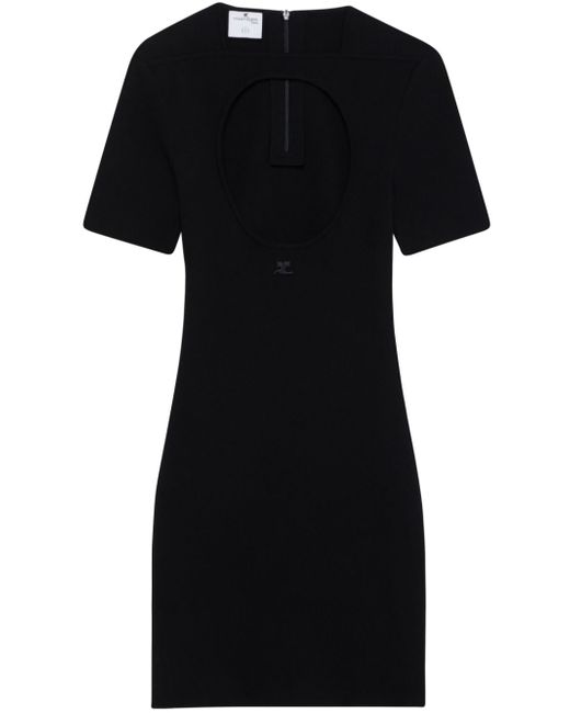 Courrèges cut-out knitted minidress