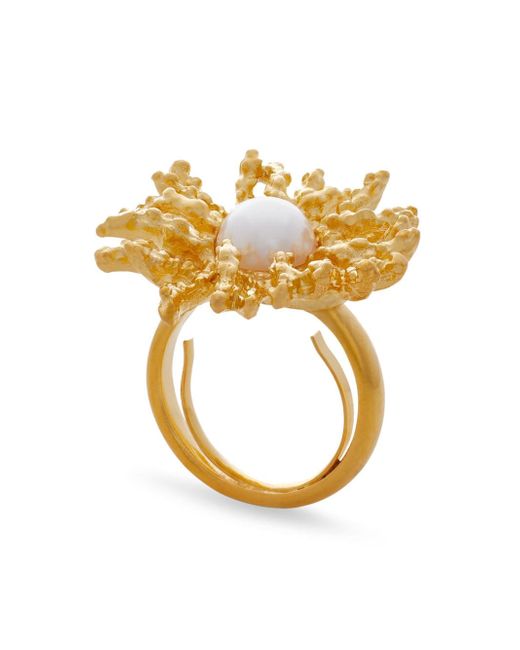 Kenneth Jay Lane coral-reef ring