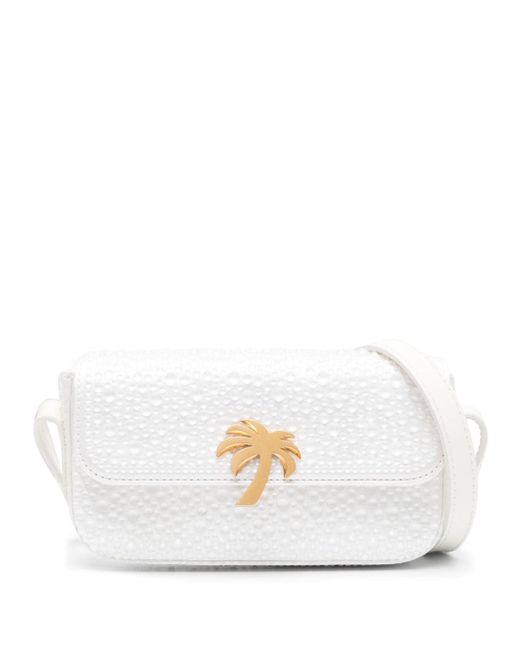 Palm Angels logo-plaque stud-embellished bag