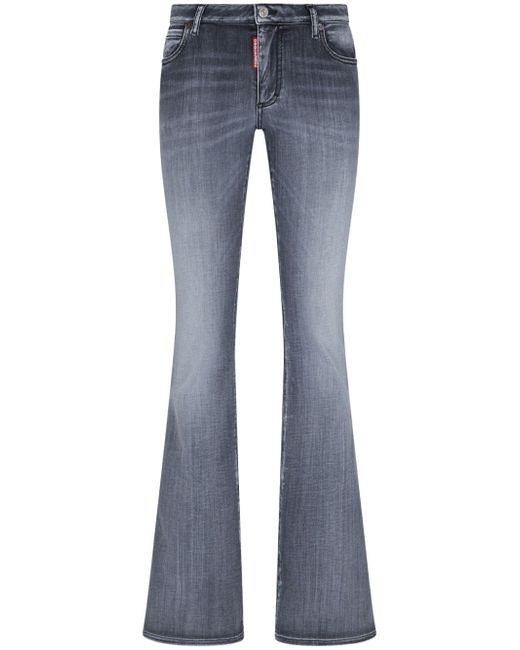 Dsquared2 faded flared jeans