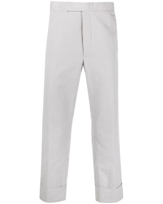 Thom Browne stripe-pattern tailored trousers