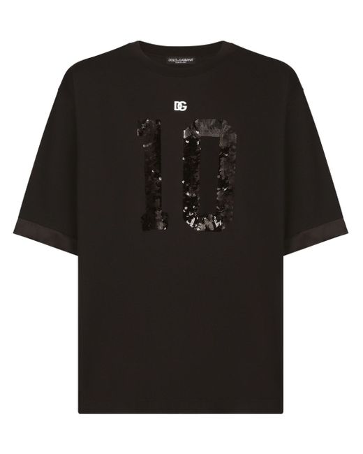 Dolce & Gabbana logo-embellished round-neck T-shirt
