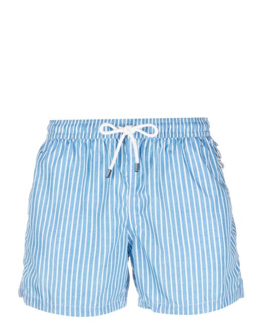 Fedeli Madeira striped-print swim shorts
