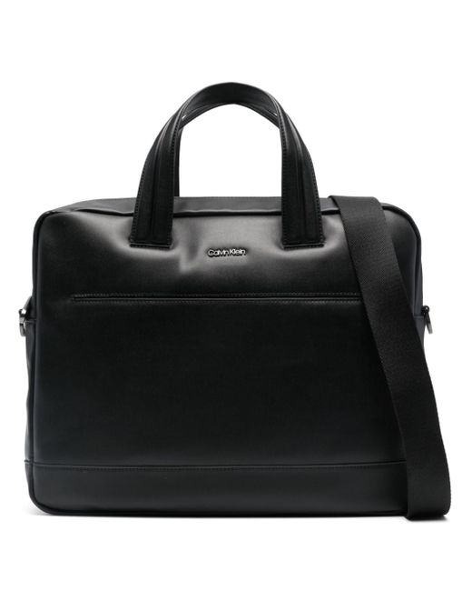 Calvin Klein leather laptop bag