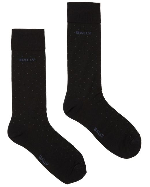 Bally dot-intarsia ankle socks
