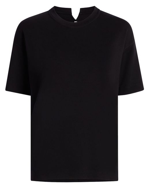 Another Tomorrow Luxe Seamed T-shirt
