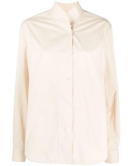 Totême long-sleeve button-up poplin shirt