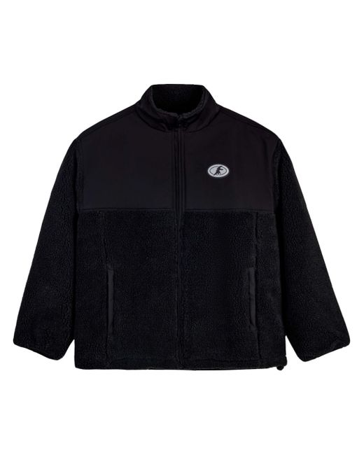 SPORT b. by agnès b. logo-patch fleece jacket
