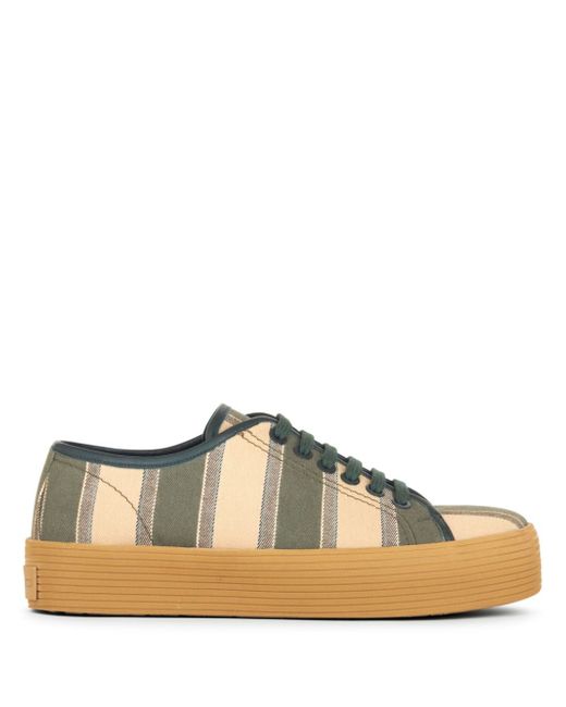Etro striped lace-up sneakers