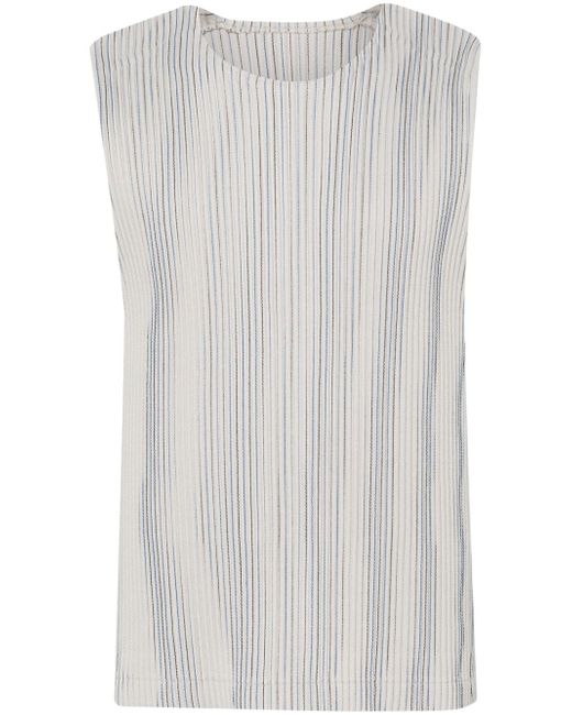 Homme Pliss Issey Miyake pleated tank top