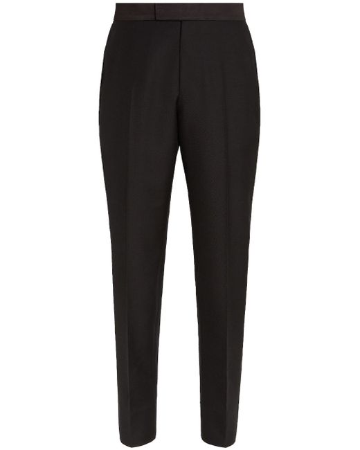 Z Zegna wool-mohair tailored trousers