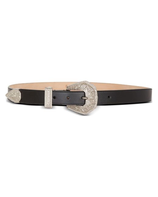 Balmain Western leather belt