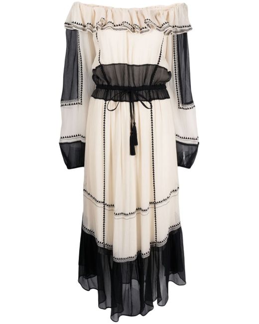 Ulla Johnson ruffle-detailing silk dress