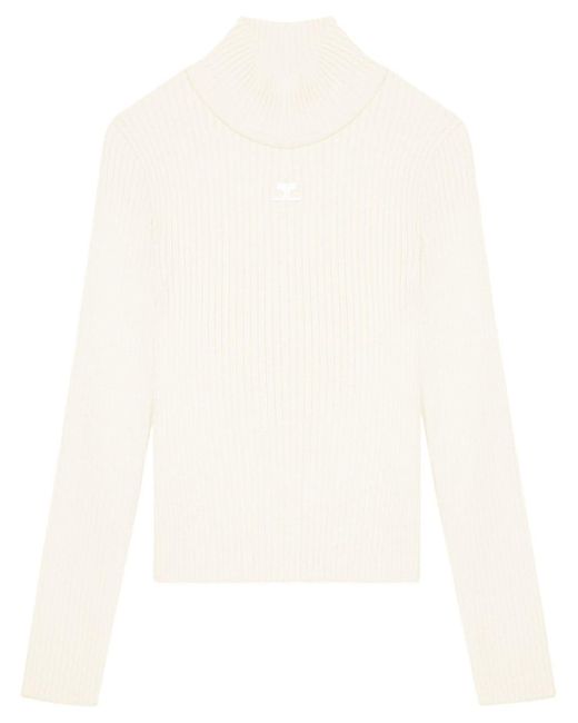 Courrèges Reedition ribbed jumper