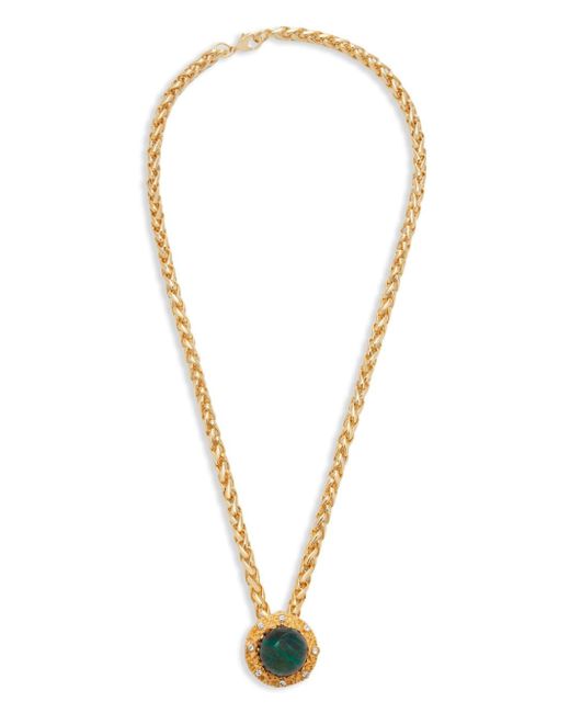 Kenneth Jay Lane gemstone-embellished necklace