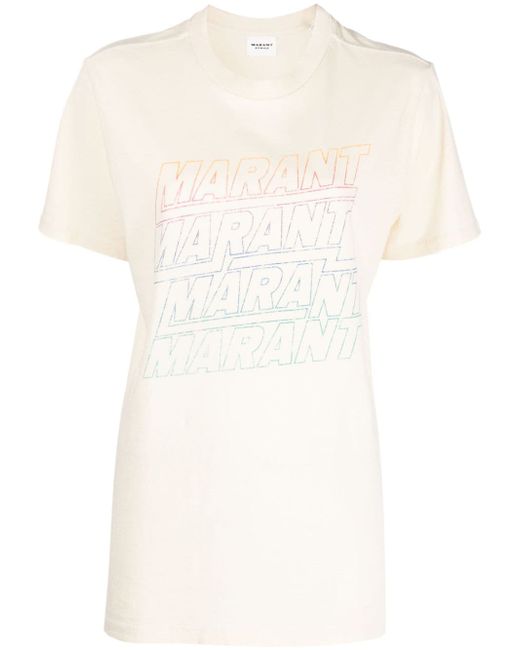 marant étoile logo-print T-shirt