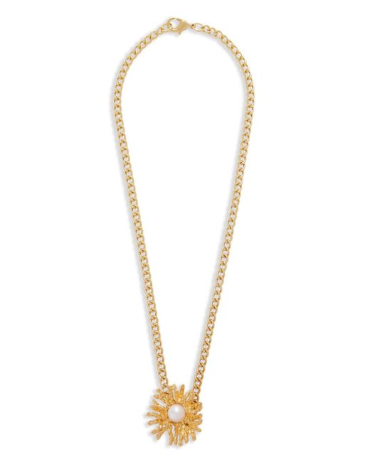 Kenneth Jay Lane coral-reef necklace