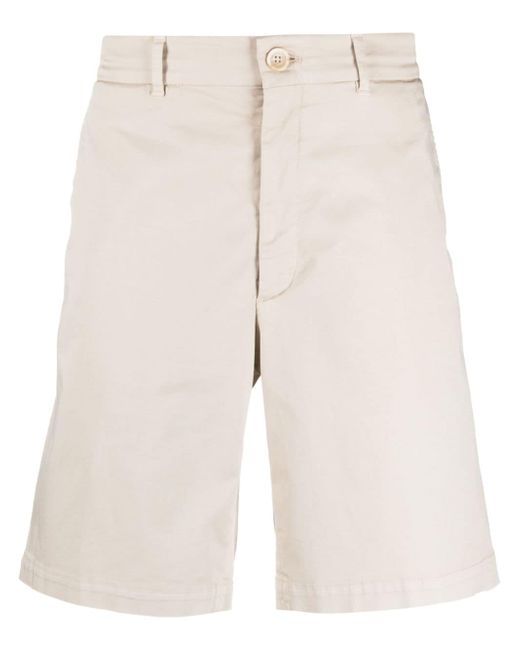 Brunello Cucinelli mid-rise cotton chino shorts