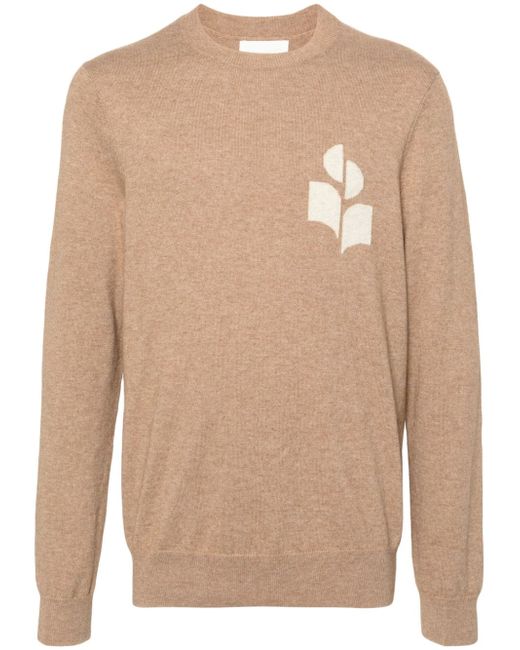 Marant Evans logo-intarsia sweatshirt