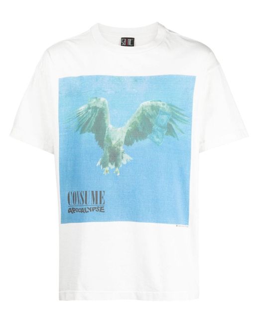 Saint Mxxxxxx Consume graphic-print T-shirt