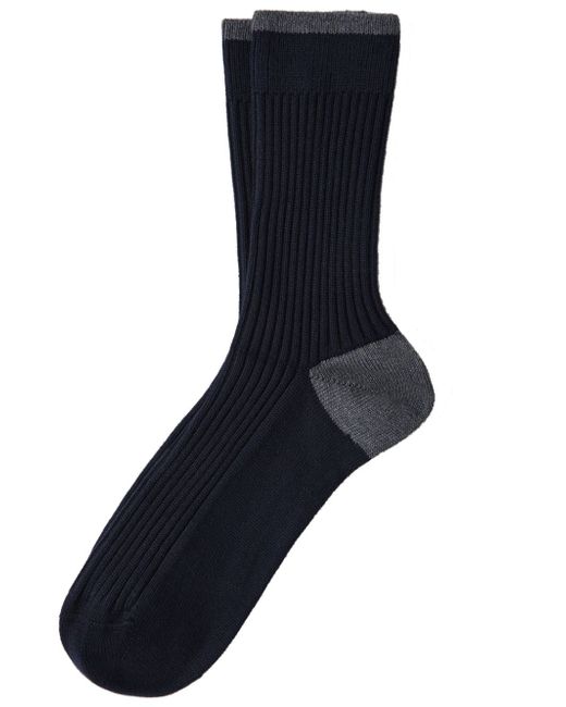 Brunello Cucinelli contrast-trim socks