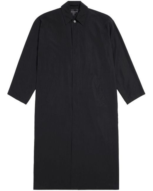 Balenciaga belted maxi trench coat