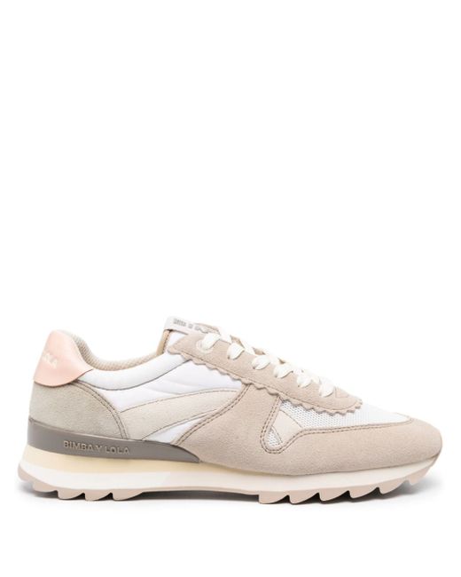 Bimba Y Lola lace-up panelled sneakers