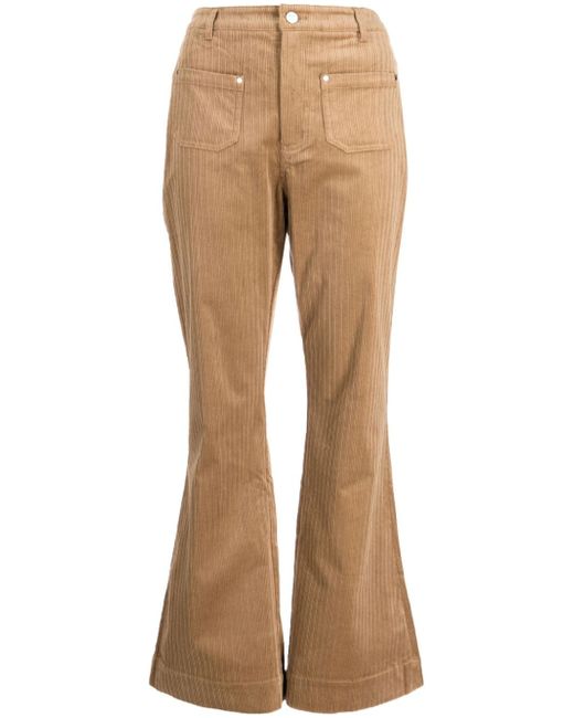 tout a coup flared corduroy trousers