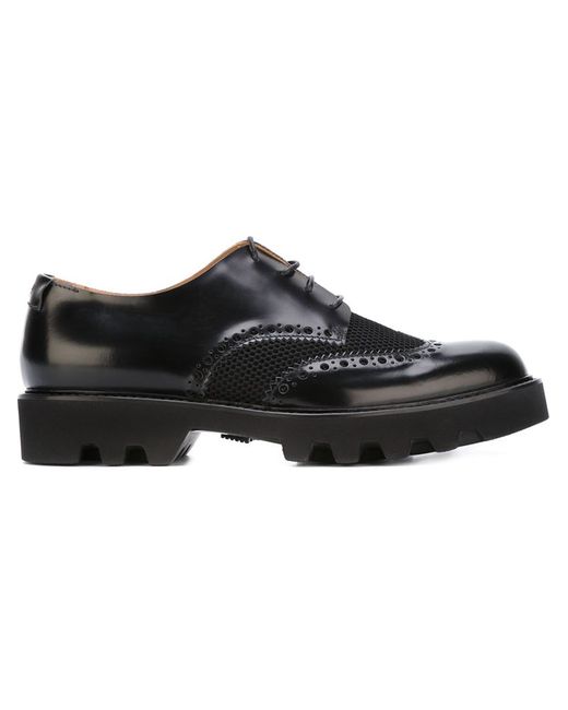 Emporio Armani perforated lace-up shoes