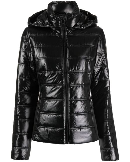 Calvin Klein glossy-finish quilted puffer jacket