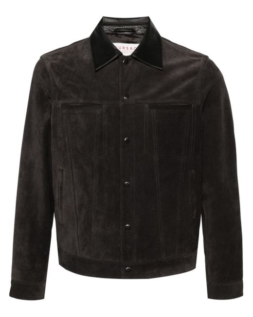 Fursac long-sleeve leather jacket