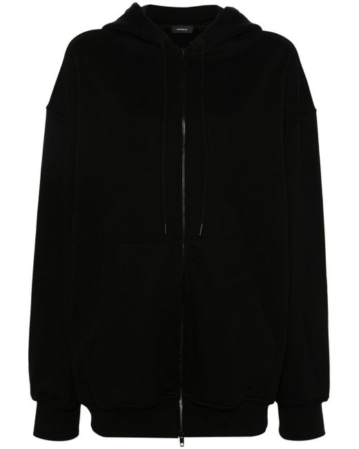 Wardrobe.Nyc drop-shoulder zip-up hoodie