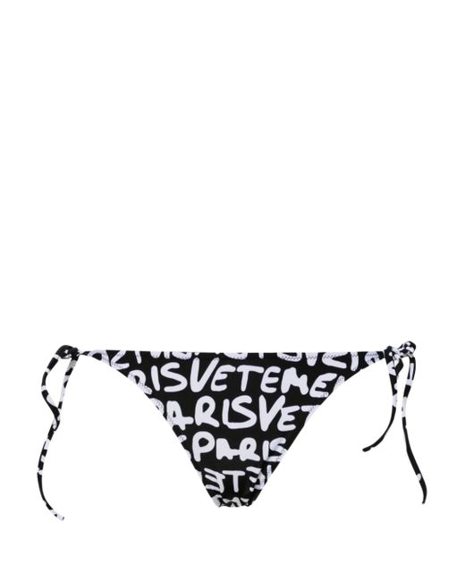 Vetements logo-print bikini bottoms