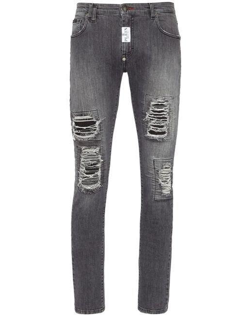 Philipp Plein Rock Star mid-rise slim-fit jeans