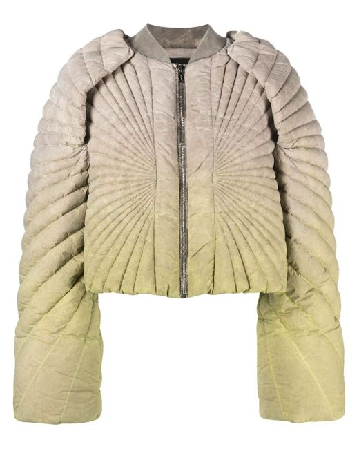 Moncler + Rick Owens Radiance Convertible cropped puffer jacket