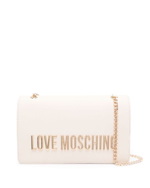 Love Moschino logo-lettering shoulder bag