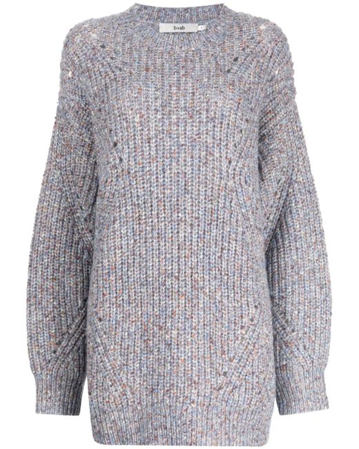 b+ab crew-neck knitted jumper