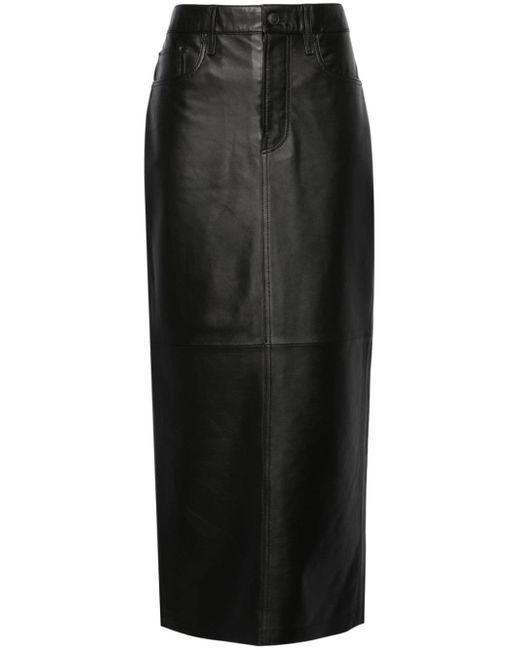 Wardrobe.Nyc leather maxi column skirt