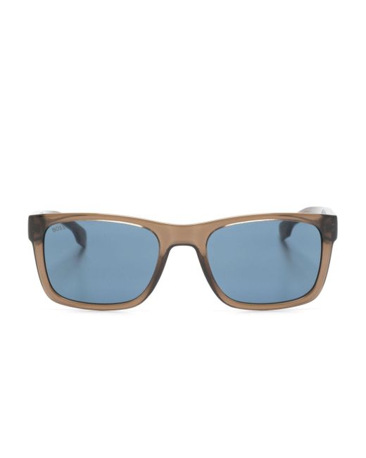 Boss rectangle-frame sunglasses
