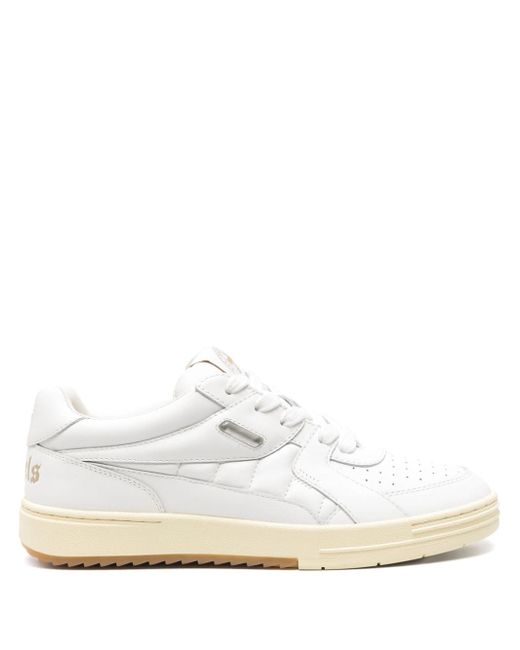 Palm Angels University quilted leather sneakers