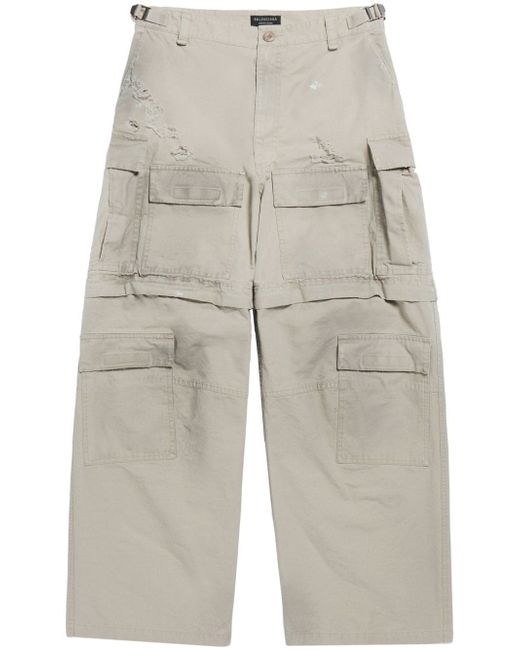 Balenciaga distressed cargo trousers