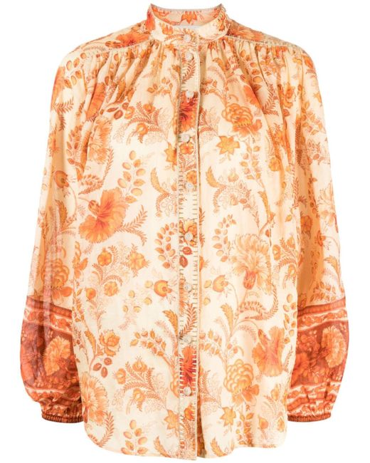 Zimmermann Junie floral-print blouse
