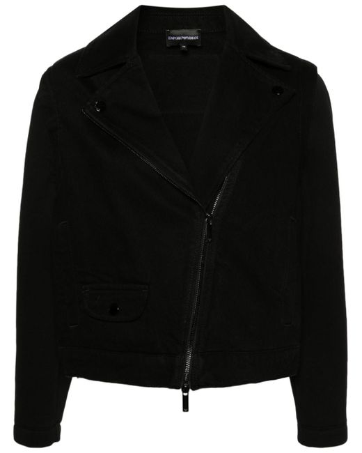 Emporio Armani zip-up denim jacket