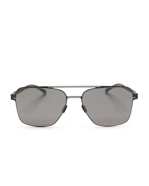 Mykita square-frame double-bridge sunglasses