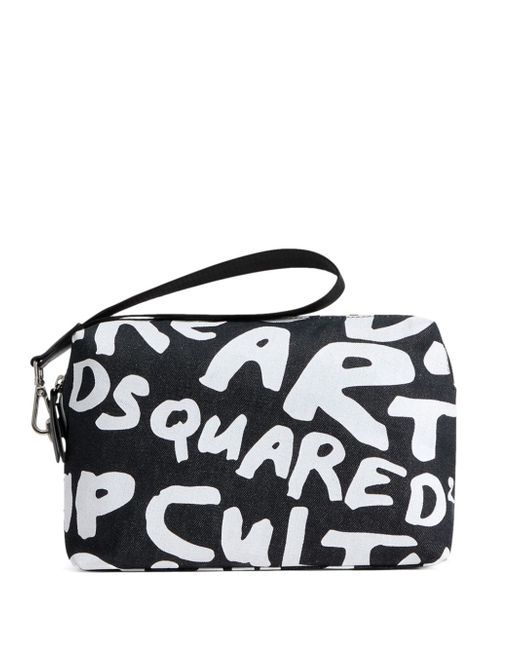 Dsquared2 logo-print wash bag