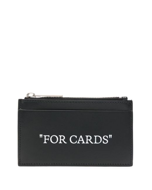 Off-White For Cards leather cardholder