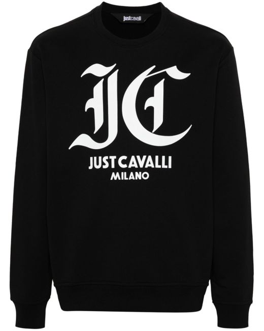 Just Cavalli logo-print sweatshirt